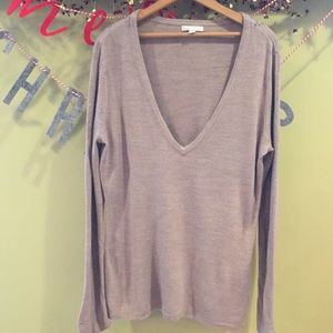 New York & Co long tan sweater